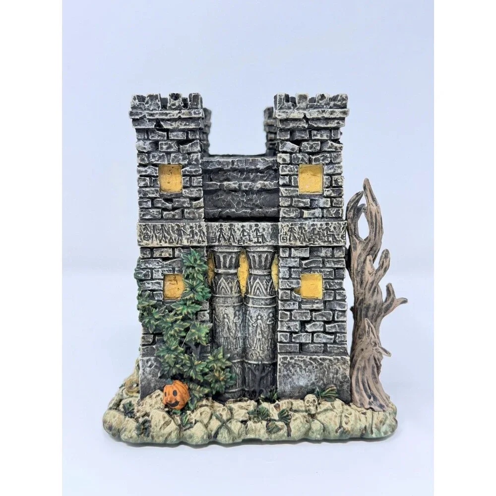 Hawthorne Village Universal Monsters Mummys Museum Collectible Building Box COA